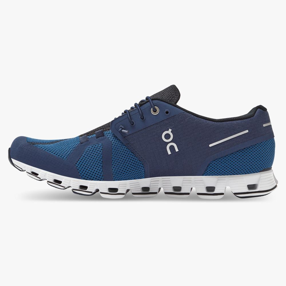 On Running Cloud Sneakers Herren Blau | XZT211HD