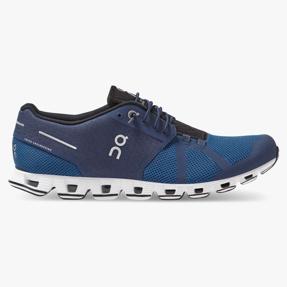 On Running Cloud Sneakers Herren Blau | XZT211HD